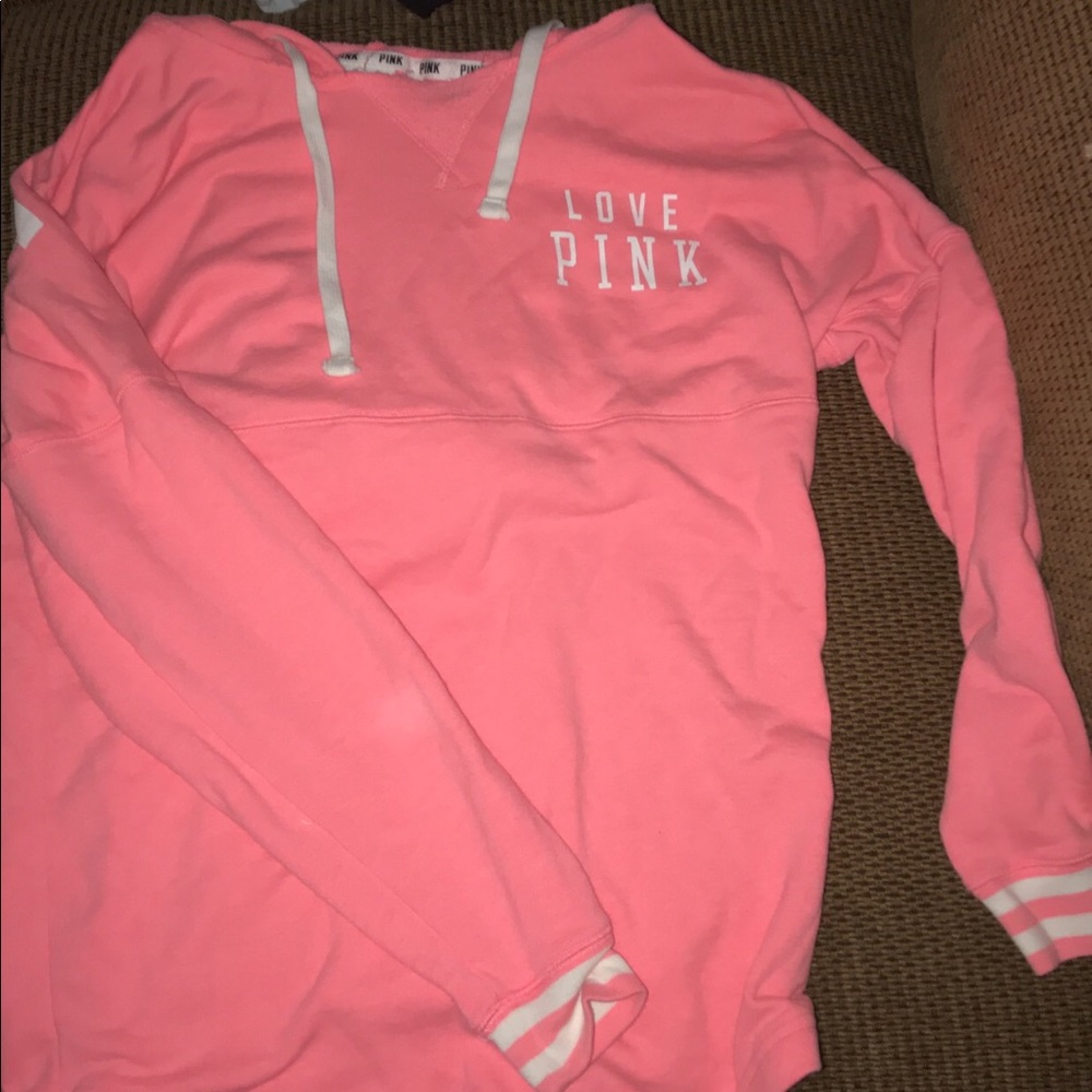 PINK  coral colored  sweatshirt